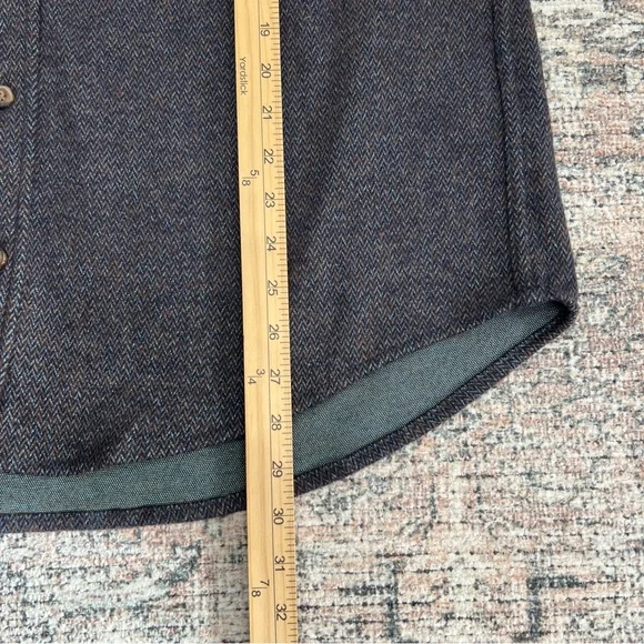 Jachs Outdoor Button Up Shirt Jacket XL Corduroy Cozy Fleece Blue - Picture 9 of 15